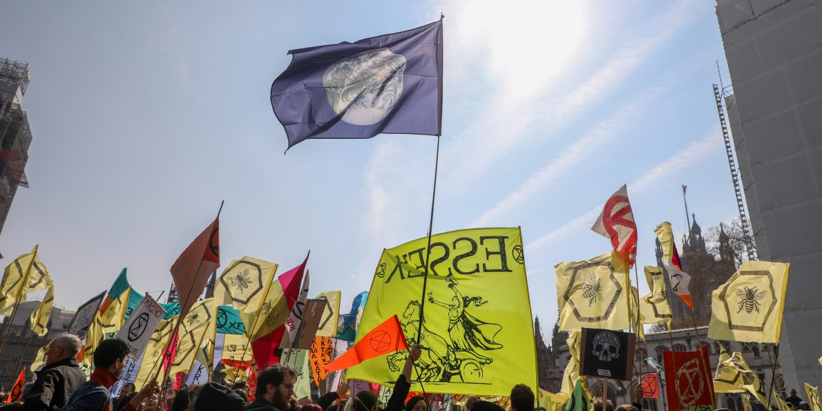 Rebellionday1_ParliamentSquare_LucyCartwright_150419_10 extinction rebellion at parliament square