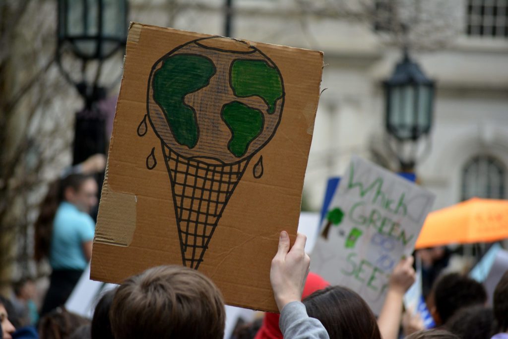 climate strike body image 3 melting earth