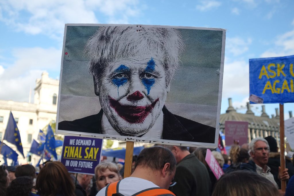 government has failed the environment body image - boris johnson as a clown