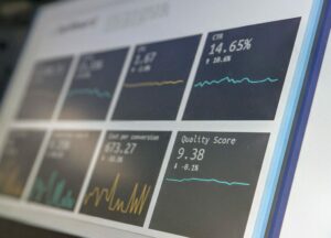 marketing trends laid out in a dashboard